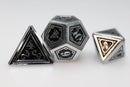 Alchemist Metals: Necrotic - Metal RPG Dice Set - Bards & Cards
