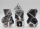 Alchemist Metals: Necrotic - Metal RPG Dice Set - Bards & Cards