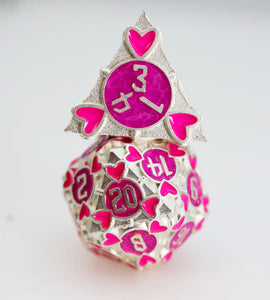 Erotes' Arrow: Hedylogos - Metal RPG Dice Set - Bards & Cards