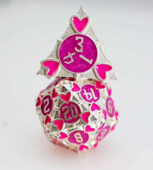 Erotes' Arrow: Hedylogos - Metal RPG Dice Set - Bards & Cards