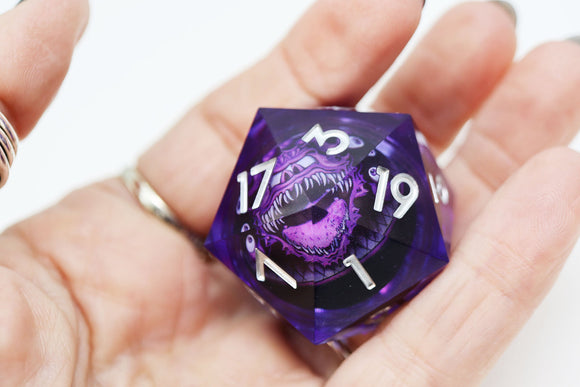 Sharp Edge 35mm Shifting Sphere D20 - Bards & Cards