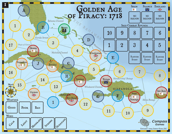 Golden Age of Piracy: 1718 - Bards & Cards