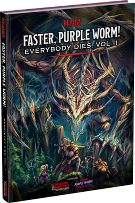 Faster, Purple Worm! Everybody Dies Vol. 1 (Hardcover) - Bards & Cards