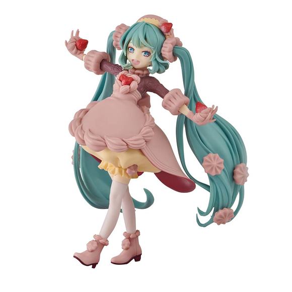 FuRyu: Vocaloid SweetSweets Series - Hatsune Miku (Strawberry Chocolate Short) Figure - Bards & Cards