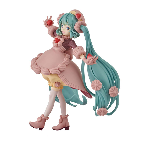 FuRyu: Vocaloid SweetSweets Series - Hatsune Miku (Strawberry Chocolate Short) Figure - Bards & Cards