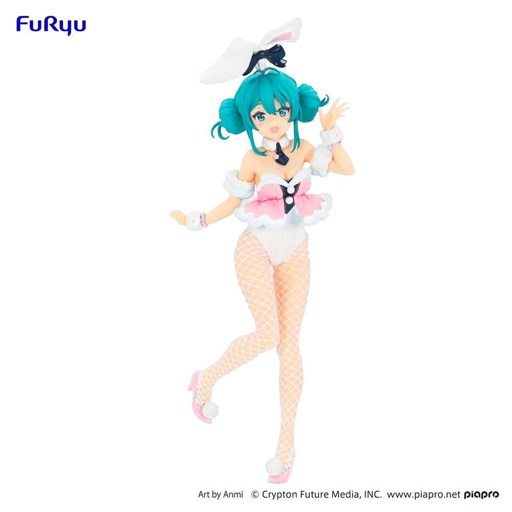 [PRE-ORDER] FuRyu: BiCute Bunnies - Hatsune Miku White Rabbit (Baby Pink Ver.) Figure