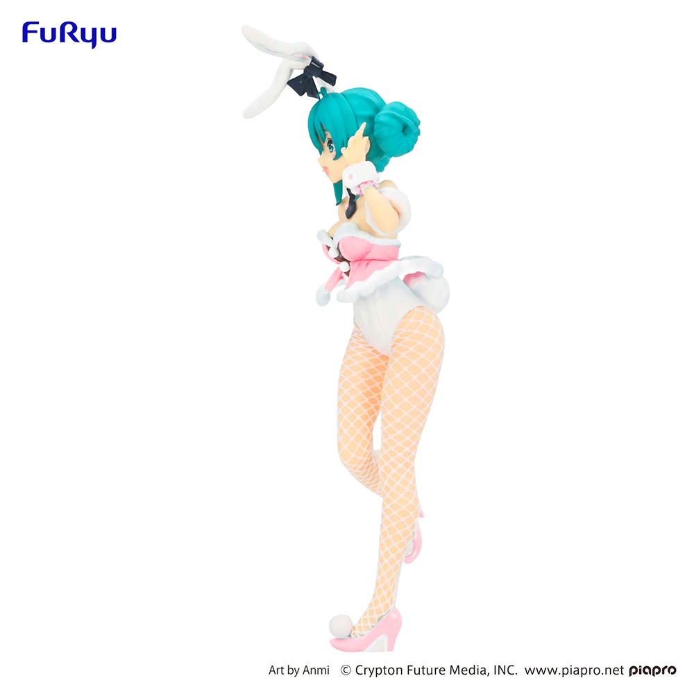 [PRE-ORDER] FuRyu: BiCute Bunnies - Hatsune Miku White Rabbit (Baby Pink Ver.) Figure