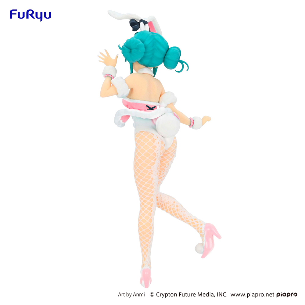 [PRE-ORDER] FuRyu: BiCute Bunnies - Hatsune Miku White Rabbit (Baby Pink Ver.) Figure