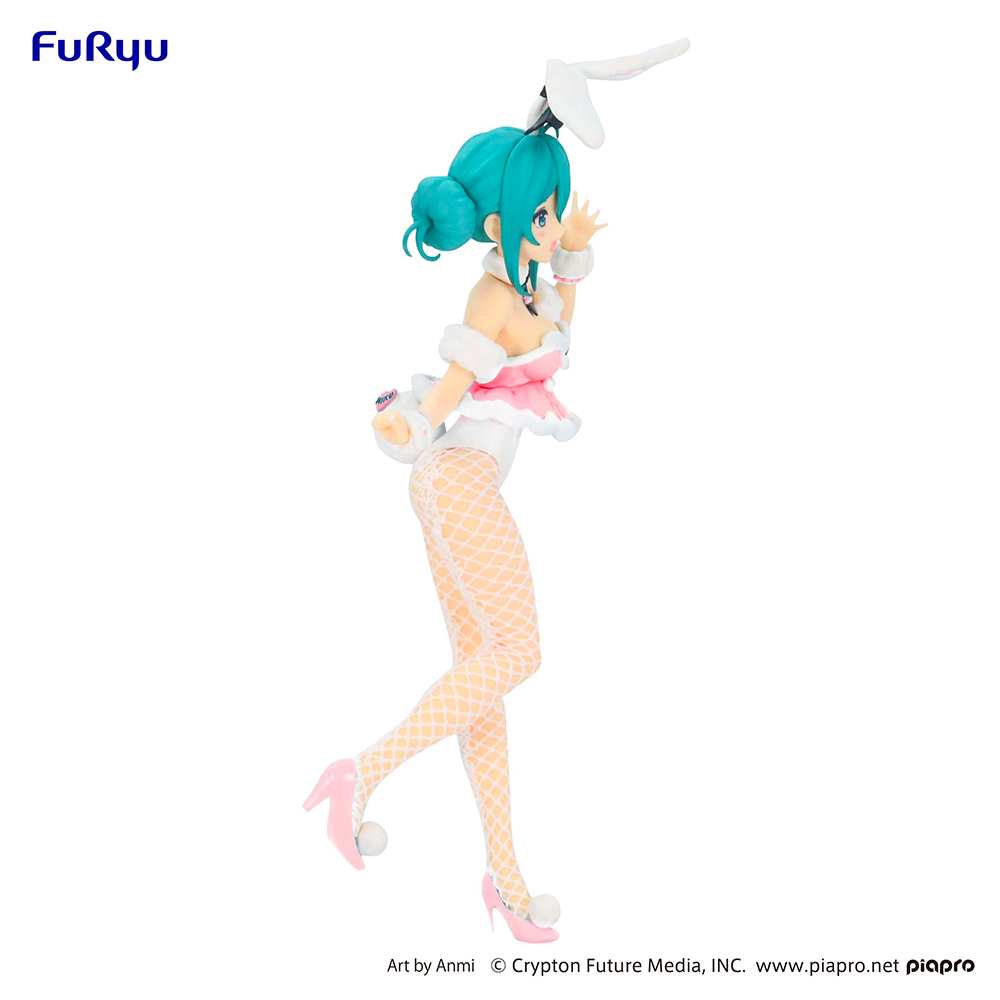 [PRE-ORDER] FuRyu: BiCute Bunnies - Hatsune Miku White Rabbit (Baby Pink Ver.) Figure