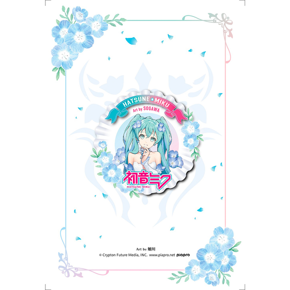 FuRyu: Vocaloid - Hatsune Miku (Flower Fairy Nemophila Ver.) Noodle Stopper Figure (With Bonus) - Bards & Cards