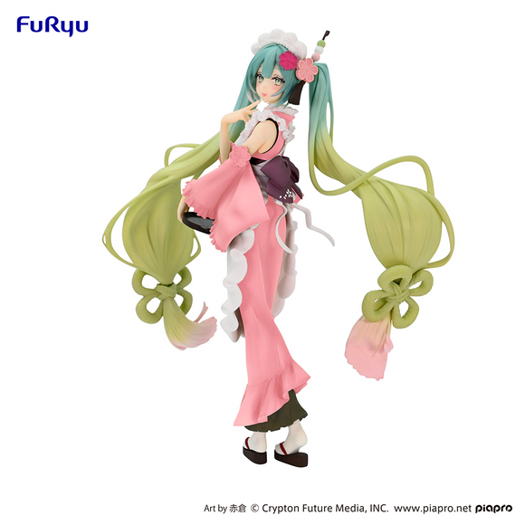 FuRyu: Vocaloid SweetSweets Series - Hatsune Miku (Matcha Green Tea Parfait) Figure - Bards & Cards