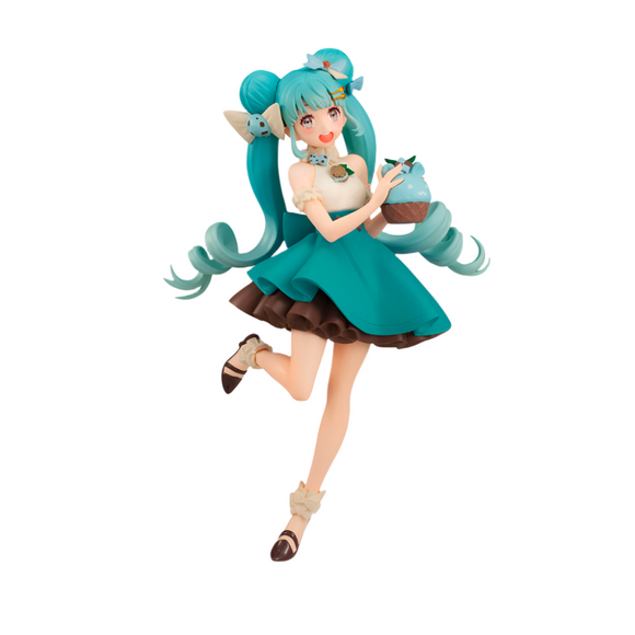 FuRyu: Vocaloid SweetSweets Series - Hatsune Miku (Chocolate Mint Ver.) Figure - Bards & Cards