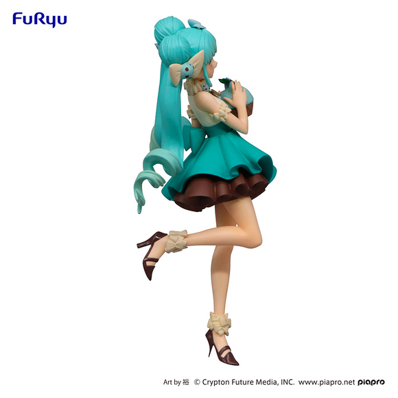 FuRyu: Vocaloid SweetSweets Series - Hatsune Miku (Chocolate Mint Ver.) Figure - Bards & Cards