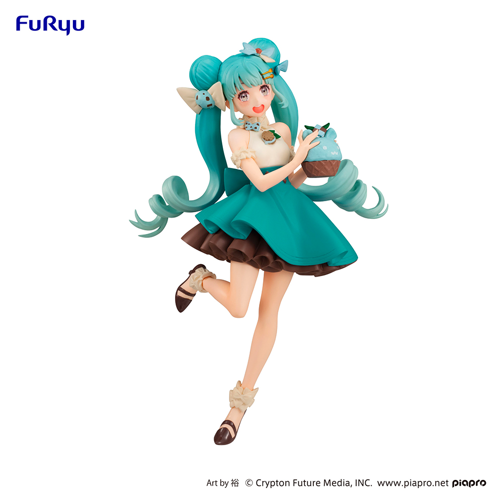 FuRyu: Vocaloid SweetSweets Series - Hatsune Miku (Chocolate Mint Ver.) Figure - 0