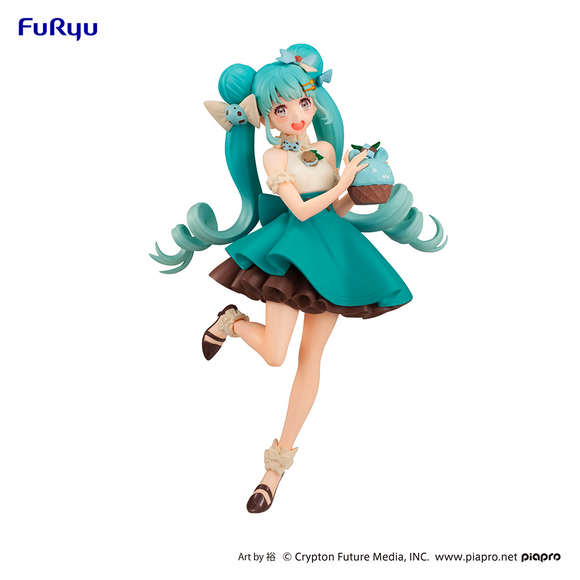 FuRyu: Vocaloid SweetSweets Series - Hatsune Miku (Chocolate Mint Ver.) Figure - Bards & Cards