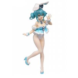 FuRyu: BiCute Bunnies - Hatsune Miku White Rabbit (Baby Blue ver.) Figure - Bards & Cards