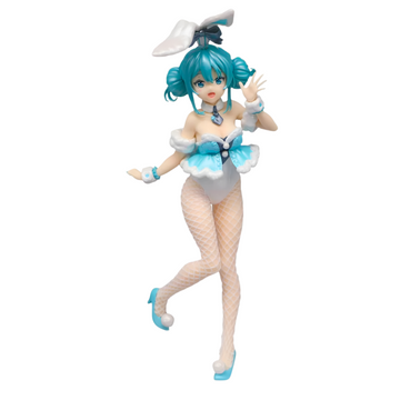 FuRyu: BiCute Bunnies - Hatsune Miku White Rabbit (Pearl Color Ver.) Figure - Bards & Cards