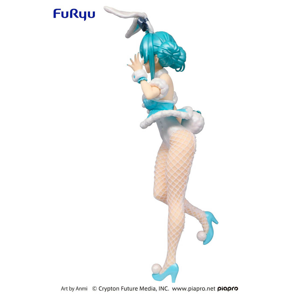 FuRyu: BiCute Bunnies - Hatsune Miku White Rabbit (Pearl Color Ver.) Figure