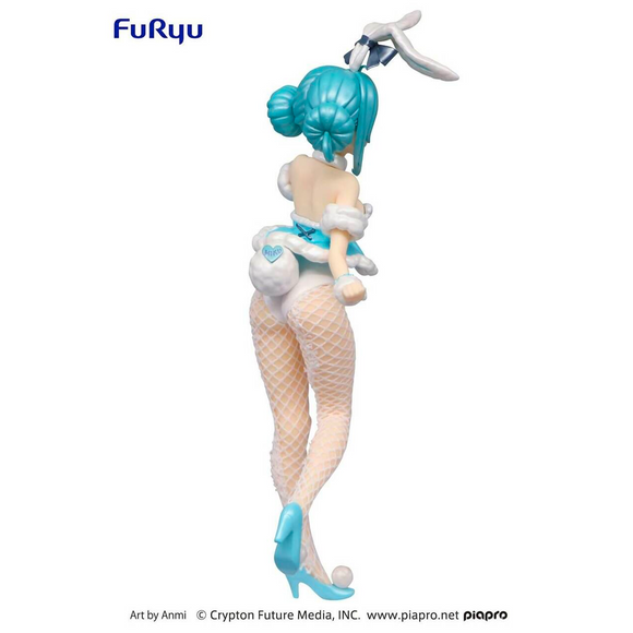 FuRyu: BiCute Bunnies - Hatsune Miku White Rabbit (Pearl Color Ver.) Figure - Bards & Cards