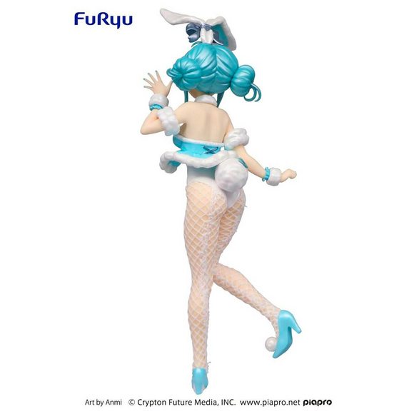 FuRyu: BiCute Bunnies - Hatsune Miku White Rabbit (Pearl Color Ver.) Figure - Bards & Cards