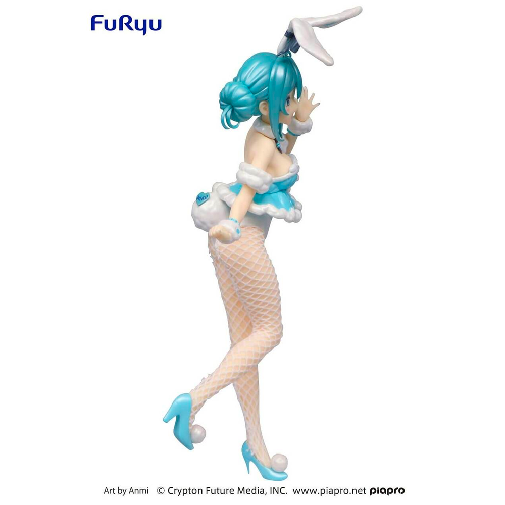 FuRyu: BiCute Bunnies - Hatsune Miku White Rabbit (Pearl Color Ver.) Figure