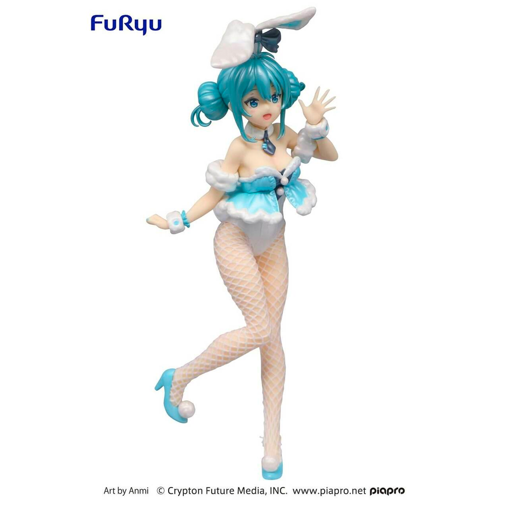 FuRyu: BiCute Bunnies - Hatsune Miku White Rabbit (Pearl Color Ver.) Figure