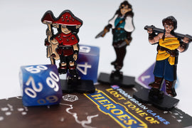 Lost Tome of Heroes Pinatures - Foam Brain Games - Bards & Cards