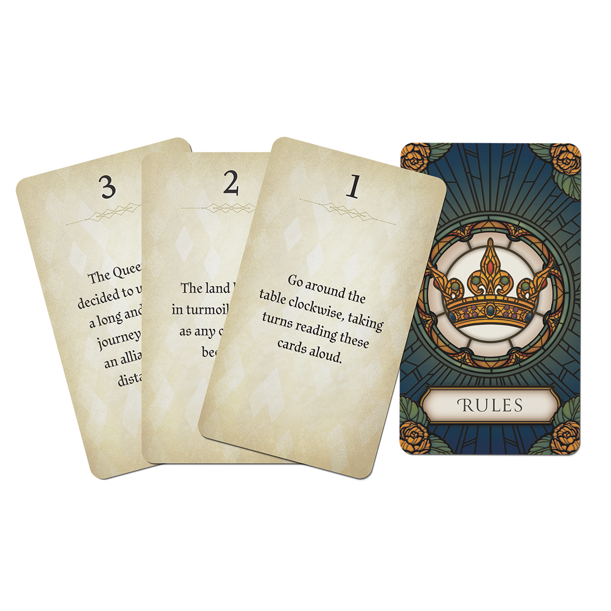 For the Queen - Card-Based Story-Building Game - Bards & Cards