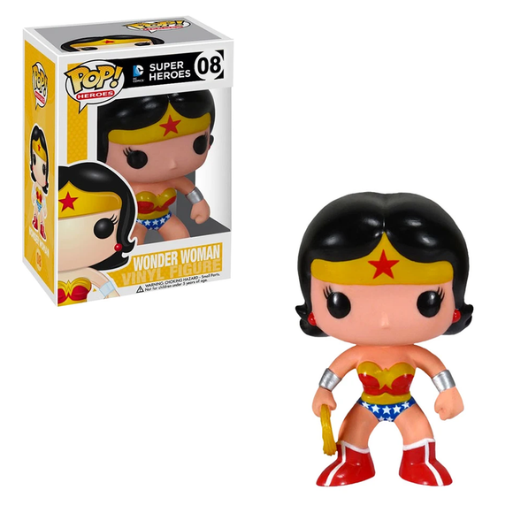 Funko POP! DC Super Heroes - Wonder Woman Vinyl Figure #8 - Bards & Cards