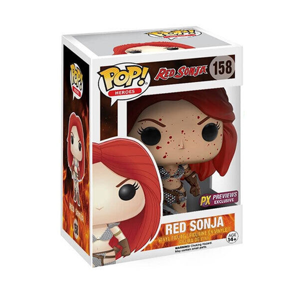 Funko POP! Heroes - Red Sonja Vinyl Figure #158 Preview Exclusive (PX) [READ DESCRIPTION] - Bards & Cards