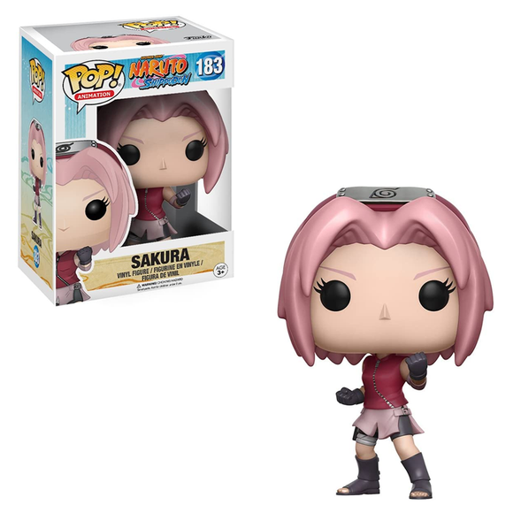 Funko POP! Naruto Shippuden - Sakura Vinyl Figure #183 - Bards & Cards