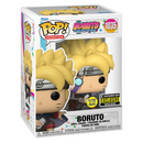 Funko POP! Boruto: Naruto Next Generations - Boruto with Marks (Glow in the Dark) Vinyl Figure #1035 Entertainment Earth Exclusive - Bards & Cards