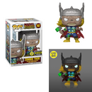 Funko POP! Marvel Zombies - Zombie Thor (Glow in the Dark) Vinyl Figure Entertainment Earth Exclusive - Bards & Cards