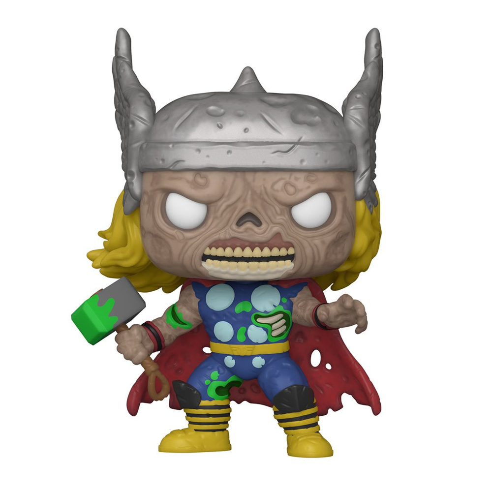 Funko POP! Marvel Zombies - Zombie Thor (Glow in the Dark) Vinyl Figure Entertainment Earth Exclusive [READ DESCRIPTION] - 0