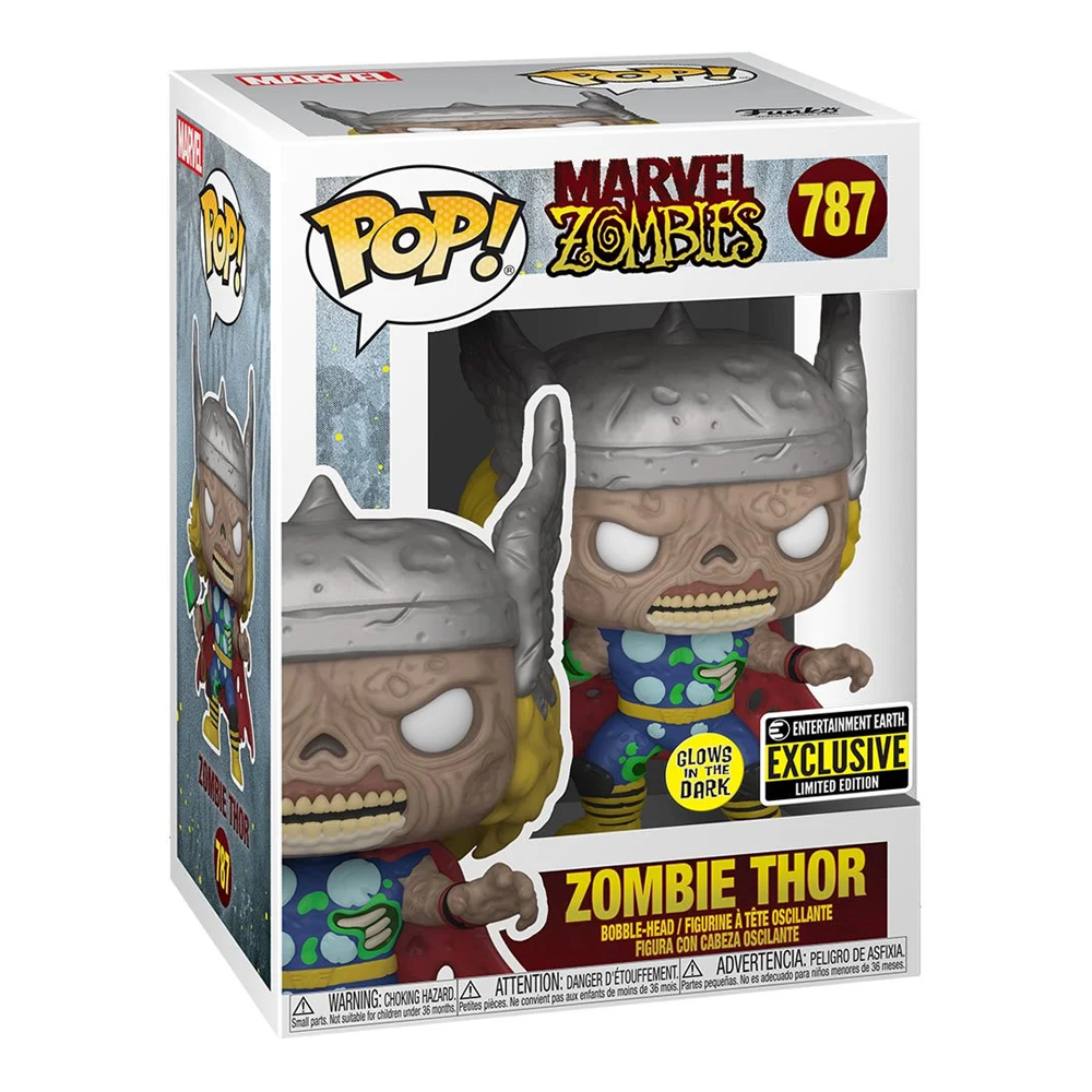 Funko POP! Marvel Zombies - Zombie Thor (Glow in the Dark) Vinyl Figure Entertainment Earth Exclusive [READ DESCRIPTION]