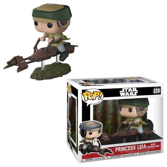 Funko POP! Star Wars - Princess Leia on Speeder Bike Vinyl Figure #228