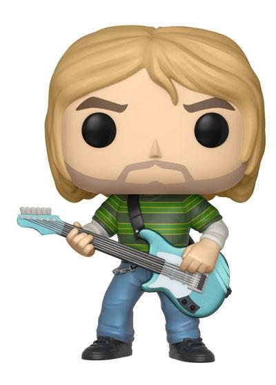Funko POP! Music - Kurt Cobain in Striped Shirt Vinyl Figure - Bards & Cards
