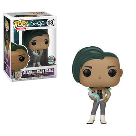 Funko POP! Saga - Alana with Hazel Vinyl Figure #13 Specialty Series (NOT 100% MINT) - Bards & Cards