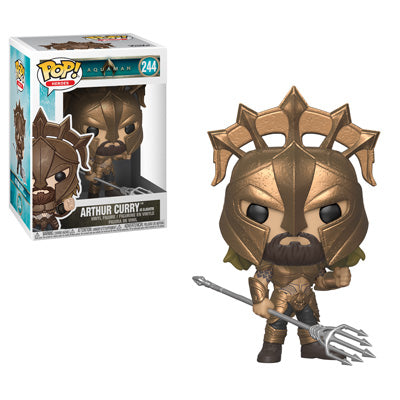 Funko POP! Aquaman - Arthur Curry as Gladiator Vinyl Figure #244 - Bards & Cards