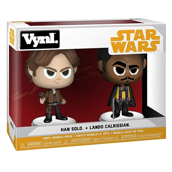 Funko VYNL: Star Wars - Han Solo and Lando Calrissian Vinyl Figures - Bards & Cards
