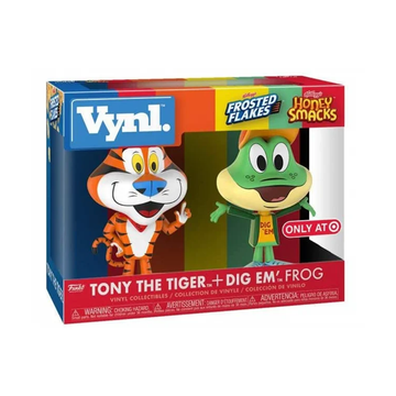 Funko VYNL: AD Icons - Tony the Tiger and Dig Em' Frog Vinyl Figures Target Exclusive - Bards & Cards