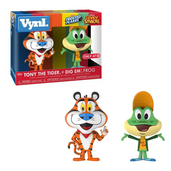 Funko VYNL: AD Icons - Tony the Tiger and Dig Em' Frog Vinyl Figures Target Exclusive - Bards & Cards