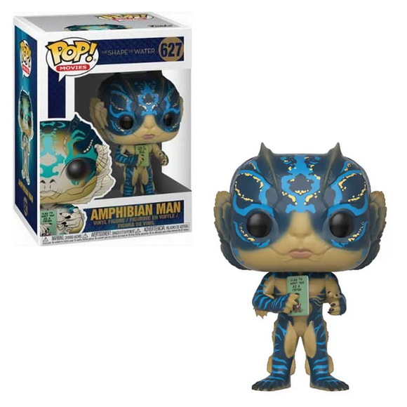 Funko POP! The Shape of Water - Amphibian Man with Card Vinyl Figure #627 - Bards & Cards