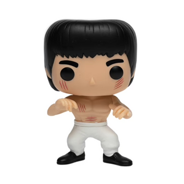 Funko POP! Enter the Dragon - Bruce Lee (White Pants and Scars) Vinyl Figure #218 Bait Exclusive - Bards & Cards