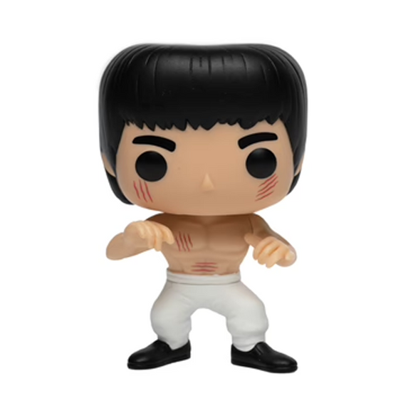 Funko POP! Enter the Dragon - Bruce Lee (White Pants and Scars) Vinyl Figure #218 Bait Exclusive - Bards & Cards