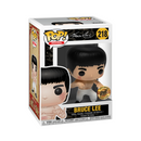 Funko POP! Enter the Dragon - Bruce Lee (White Pants and Scars) Vinyl Figure #218 Bait Exclusive - Bards & Cards