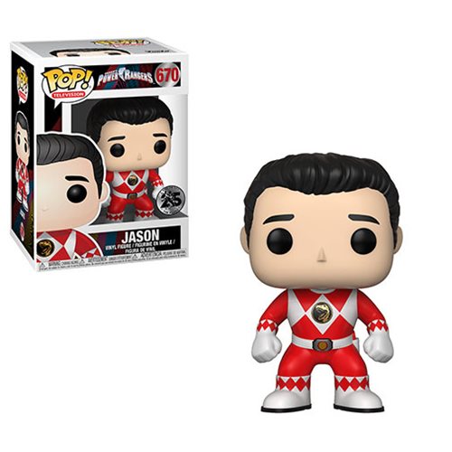 Funko POP! Power Rangers - Red Ranger No Helmet Vinyl Figure #670