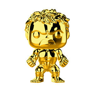 Funko POP! Marvel Studio - Hulk Gold Chrome Vinyl Figure - Bards & Cards
