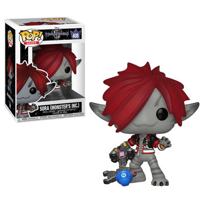 Funko POP! Kingdom Hearts 3 - Sora (Monster's Inc) Vinyl Figure #408 - Bards & Cards