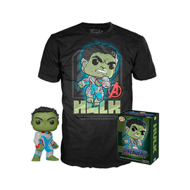 Funko POP! and Tee: Avengers: Endgame - Professor Hulk Collectors Box Hot Topic Exclusive [READ DESCRIPTION] - Bards & Cards